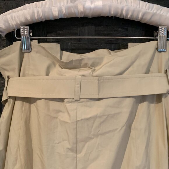 MaxMara Weekend khaki cotton full skirt, size 14 - Picture 4 of 8